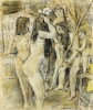 Old Man, Three Women, and Child