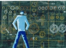 no 2 main control panel nerve center of ship